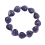 Amethyst heart beads bracelet
