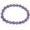 Amethyst round beads bracelet