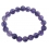 Amethyst round beads bracelet