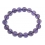 Amethyst round beads bracelet