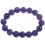 Amethyst round beads bracelet