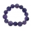 Amethyst round beads bracelet
