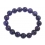 Amethyst round beads bracelet