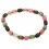 Muticolor Tourmaline round beads bracelet