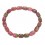 Muticolor Tourmaline barrel beads bracelet