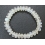 Blue sheen color Moonstone flat beads bracelet