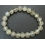 Grey color Moonstone round beads bracelet