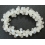 Blue sheen color Moonstone pear beads bracelet