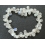Blue sheen color Moonstone pear beads bracelet