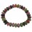Muticolor Tourmaline round beads bracelet