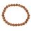 Orange color Moonstone  round beads bracelet
