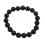 Black Tourmaline round beads bracelet