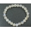 Blue sheen color Moonstone round beads bracelet