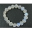 Blue sheen color Moonstone heart beads bracelet