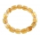 Citrine barrel beads bracelet