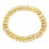 Citrine barrel beads bracelet