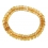 Citrine barrel beads bracelet