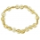 Citrine flat beads  bracelet