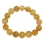 Citrine faceted round beads bracelet