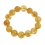 Citrine faceted round beads bracelet