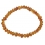 Citrine faceted flat beads bracelet