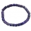Sugilite barrel beads bracelet