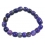 Sugilite barrel beads bracelet