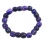Sugilite barrel beads bracelet