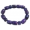 Sugilite barrel beads bracelet