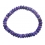 Sugilite flat beads bracelet