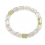 Kunzite barrel beads bracelet
