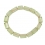 Green Kunzite barrel beads bracelet