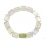 Kunzite barrel beads bracelet