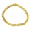 Citrine faceted flat beads bracelet