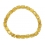 Citrine faceted barrel beads bracelet