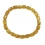 Citrine faceted barrel beads bracelet
