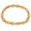 Citrine barrel beads bracelet