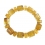 Citrine barrel beads bracelet