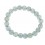 Aquamarine round beads bracelet