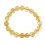 Citrine round beads bracelet