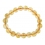 Citrine round beads bracelet