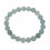 Aquamarine round beads bracelet