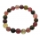 Muticolor Tourmaline round beads bracelet