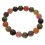 Muticolor Tourmaline round beads bracelet