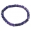 Sugilite barrel beads bracelet