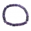 Sugilite barrel beads bracelet
