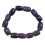 Sugilite barrel beads bracelet