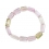 Kunzite barrel beads bracelet
