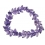 Amethyst faceted pear beads bracelet