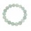 Aquamarine round beads bracelet